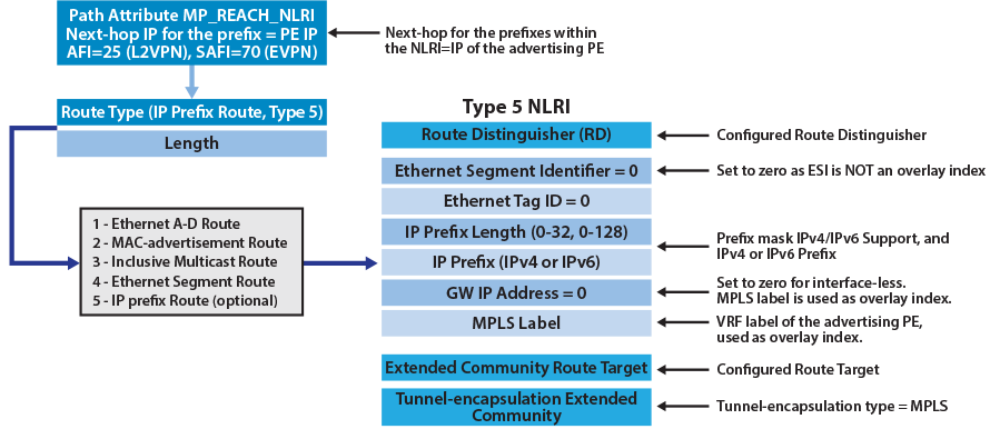 evpn route type 5 personality